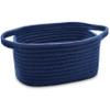 ABenkle Small Storage Basket - Mini Cute Cotton Rope Woven Shelf Basket for Nursery, Spa, Empty Gift - XS view 1