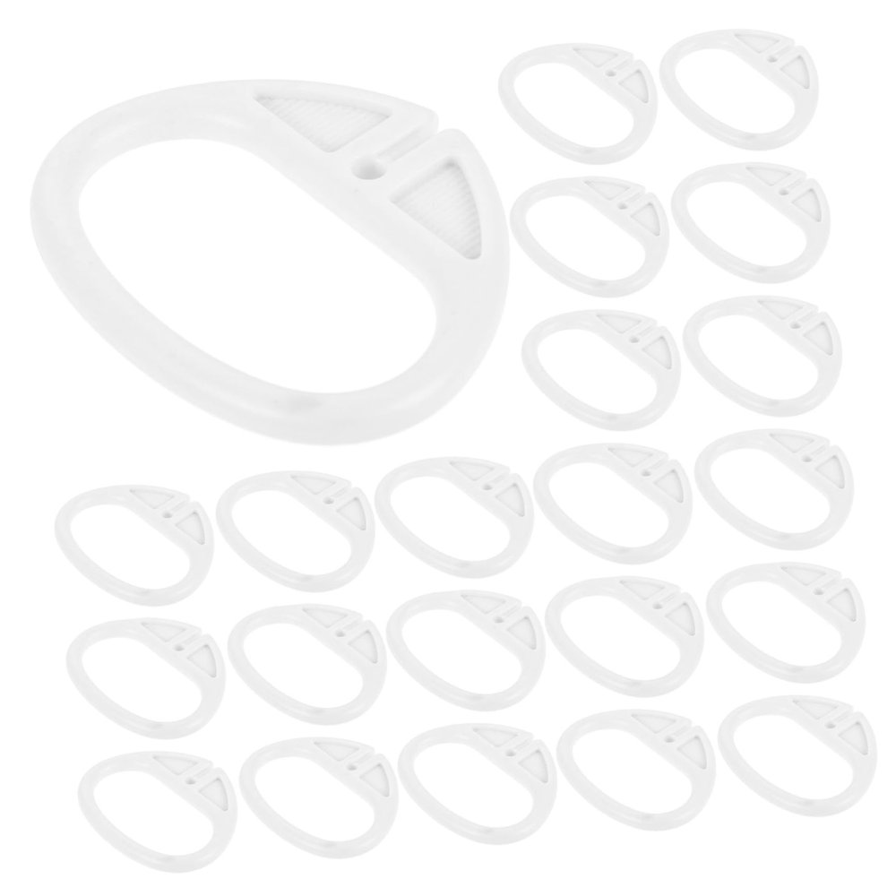CIMAXIC Diy Toy Music Box Repair Parts 20pcs Plastic Pull Ring Handles for Lullaby Toys