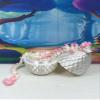 3D Printed Mushroom Dragon with Dragon Egg, Articulated Dragon, 12 Inches White and Pink Mushroom Dragon, Fidget ADHD Autism Toy D046-WP view 2