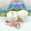 3D Printed Baby Dragon with Dragon Egg, Articulated Baby Dragon, White and Pink Mushroom Baby Dragon, Fidget ADHD Autism Toy BD006 view 2