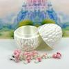 3D Printed Baby Dragon with Dragon Egg, Articulated Baby Dragon, White and Pink Mushroom Baby Dragon, Fidget ADHD Autism Toy BD006 view 4