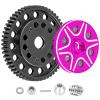 RCMYou RC 56T Slipper Clutch (0.8Mod) Transmission Gears Spur Gear Upgrades Part for 1/10 Rustler 2wd VXL/Slash 2wd VXL/Stampede 2wd VXL/Bandit 2wd VXL,56T Slipper Clutch,Pink view 1