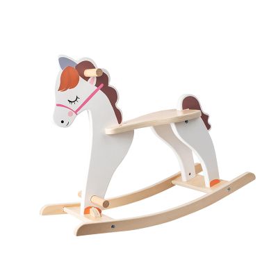 Kokiya Wooden Rocking Horse Riding Toy Rocking Animal Nursery Rocker Toy