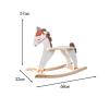 Kokiya Wooden Rocking Horse Riding Toy Rocking Animal Nursery Rocker Toy view 4