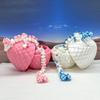 2pcs 3D Printed Dragons with Dragon Egg, Articulated White and Pink, White and Blue Mushroom Dragons, Fidget ADHD Autism Toy D046WP-D046WB view 3