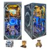 STRUCWOOD Cyberpunk Book Nook Kit,DIY Dollhouse Kit 3D Wooden Puzzles with LED Futuristic Decor,Birthday Christmas Home Decor for Teens Adults -Planetary Era(SQ-27) view 1