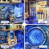 STRUCWOOD Cyberpunk Book Nook Kit,DIY Dollhouse Kit 3D Wooden Puzzles with LED Futuristic Decor,Birthday Christmas Home Decor for Teens Adults -Planetary Era(SQ-27) view 4
