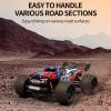Kodbiby RC Truck, 1/16 Scales 36km/h High Speed Remote Control Truck, 4WD Off Road Crawler RTR 2.4GHz Remote Control Rock Crawler Car with 390 Brush Motor Lights Gift for Adults Teens view 2
