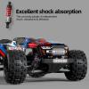 Kodbiby RC Truck, 1/16 Scales 36km/h High Speed Remote Control Truck, 4WD Off Road Crawler RTR 2.4GHz Remote Control Rock Crawler Car with 390 Brush Motor Lights Gift for Adults Teens view 3
