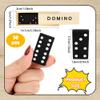 Kugliwa 30 Pack Mini Wooden Dominoes Set Double 6 Dominoes Wood Classic Board Games Bulk for Adults Kids with Brown Wood Case Chain Reaction Sets view 2
