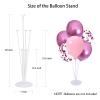 10 Set Balloon Stand Kit - Balloon Sticks With Base for Table Balloon Centerpiece Decorations for Birthday Graduation Gender Reveal Baby Shower Party Decorations view 2