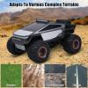 Dodoore RC Cybertruck Remote Control Car, 1:12 Scale RC Cars for Adults, 2.4GHz All Terrain Off Road RC Pickup Truck with Lights and Music, Christmas Birthday Gift view 2