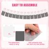 12 Months Pink Bow 1st Birthday Banner with Adhesives view 3