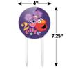 Sesame Street Elmo and Abby 2 Cute Acrylic Cake Topper Party Decoration for Wedding Anniversary Birthday Graduation view 2