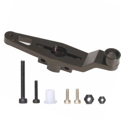 DAIHAOUU Metal Throttle Servo Arm Engine Servo Arm IFW455 for Kyosho MP10 MP9 1/8 RC Car Upgrade Parts Accessories