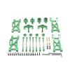 DAIHAOUU for WLtoys 104001 RC Car Spare Parts Upgrade Metal Kit Rear Wheel Cup C-seat Front Steering Cup Pull Rod Swing Arm(Green) view 1
