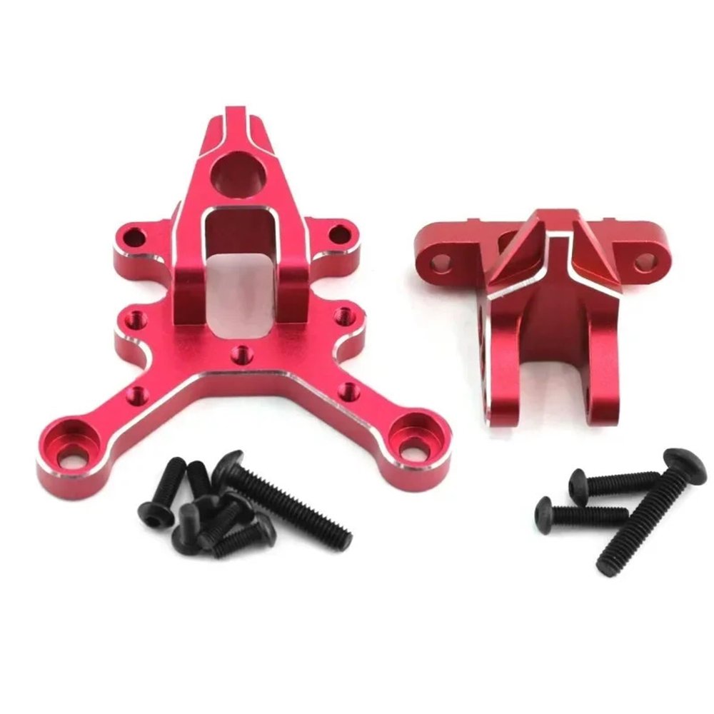 Metal Center Brace Front and Rear Mount for ARRMA BLX 6S for 1/8 Karton for Typhon Outcast for Talion for 1/7 Limitless Mojave Upgrade Parts(Red)