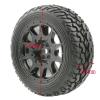DAIHAOUU 4Pcs 75mm Upgrade Wheels Off Road Buggy Tires Wheel for Wltoys 144001 124018 124019 MN99S MN90 MN86 HSP HPI 1:10 1:14 1:16 Car(B Black) view 3