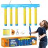 Catching Sticks Game, Reflex Challenge Game, Falling Sticks Reaction Training Game Toy Hand Eye Coordination for Kids Adults, 3 Adjustable Speed Catching Game (Yellow) view 1