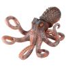 AENIMELY Solid Ocean Animal Figures for Kids, Realistic Giant Octopus and Squid Toy Models, Educational Playset for Learning and Cognitive Development(Brown) view 1