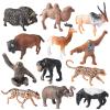 AENIMELY 12pcs Mini Wild Animal Figurines for Kids, Realistic Elephant, Cheetah and More, Perfect for Birthday, Party Favors, Christmas and Science Projects view 1