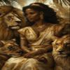 1000pcs African American Women Art,Black Girl with Lion Jigsaw Puzzle for Adults Fun Challenging Educational Gift Art Home Decor view 1