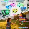 12 Pack LED Light Up Fidget Spinner Bracelets Party Favors for Kids 4-8 8-12, Glow in The Dark Party Supplies, Birthday Gifts, Treasure Box Toys, Goodie Bags Stuffers for Kids view 4