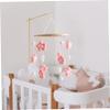 Baby Crib Mobile,Modern Boho Baby Mobile,Soothing Musical Crib Mobile with Secure Attaching Hair Balls for Promoting Hearing and Visual Development view 2