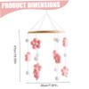 Baby Crib Mobile,Modern Boho Baby Mobile,Soothing Musical Crib Mobile with Secure Attaching Hair Balls for Promoting Hearing and Visual Development view 4