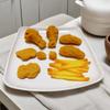 17pcs Fried Food Model Set - Chicken Leg, Wing, Nuggets, Popcorn and Fries - Artificial Simulation Photography Display Props view 3
