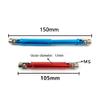2pcs RC Drive Shaft 105-150mm for 1/10 Axial SCX10 II Redcat D90 Gen7/Pro GEN8 RC4WD Upgrade Part(Red) view 2