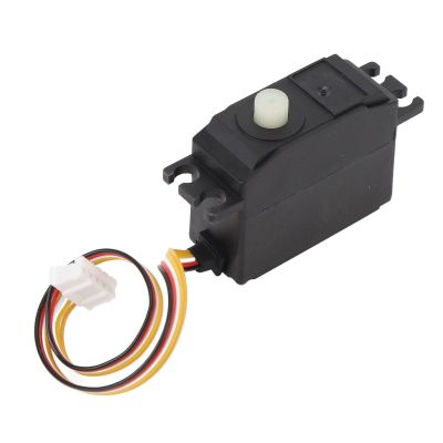 POENVFPO Upgrade RC Steering Servo with Plastic Gear for Wltoys 12428 12423 12427 12628 124006 RC Cars, Replacement Parts