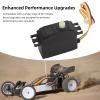 POENVFPO Upgrade RC Steering Servo with Plastic Gear for Wltoys 12428 12423 12427 12628 124006 RC Cars, Replacement Parts view 3