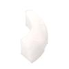 Gobricks 65617 Round Brick 3x3x1 Arc Glow Brick, Milky White, 10 pcs view 1