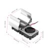 JTLB 540/550 Motor Twin Cooling Fan Heat Sink with for 1/10 Scale Electric RC Car (Silver) view 2