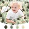 FHRILEK Ball Pit Balls-Star Ball Pit Balls for Kids,Plastic Balls for Ball Pit, Crush Proof Play Balls BPA Free Non-Toxi (Olive-Color, 100PCS) 2.17 Inch view 3