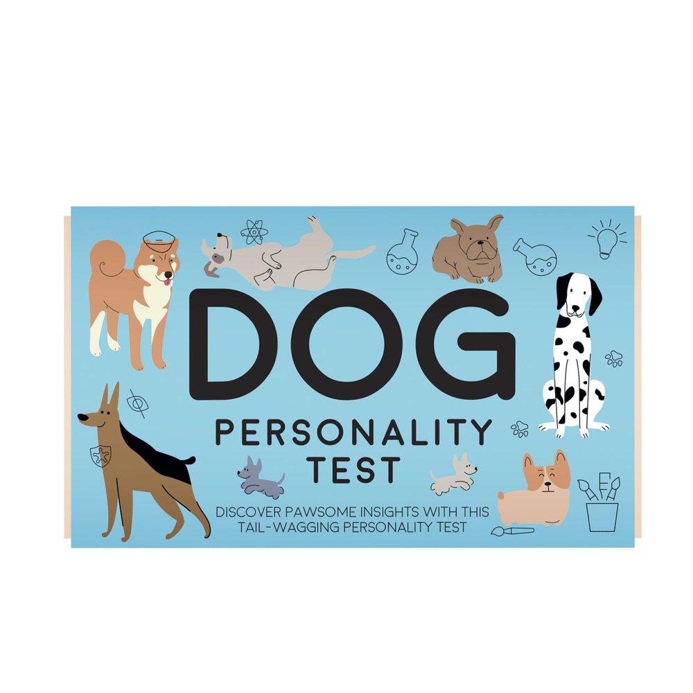 Gift Republic Dog Personality Test Cards - Discover Your Dogs Unique Traits & Attitude with 100 Fun-Filled Cards for Dog Lovers & New Dog Owners