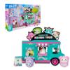 BLDR Squishmallows Squish Tour Van Building Set - Cam The Cat, Bubba The Cow, & Brina The Bigfoot Buildable Figures - Squishmallows Fans 8+, 0098 view 1