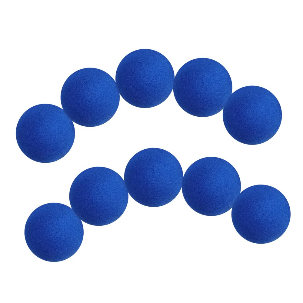 Abaodam 10pcs Round Soft Sponge Balls for Magician Tricks Interactive Performance Props for Parties and Street Performances Blue Sponge Balls