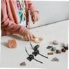 ERINGOGO 2sets Tops with Pull String Launchers Engaging Toy for Boy Girl to Hand-Eye Coordination and Family Bonding Sleek Design for Interactive Playtime view 4