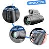 HOMSFOU Monocular Telescope and Led Light for Night Compact High Magnification Monocular for Hiking and Outdoor Adventures for Boy Girl and Beginners view 3