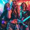 24 Pcs LED Glow Bracelets Sound Activated Led Flashing Bracelet Music Control Light Up Bracelets,Glow in The Dark Party Supplies For Birthday Carnival Concerts Night Events Christmas Gift (blue) view 3