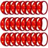 24 Pcs LED Glow Bracelets Sound Activated Bracelet Glow Bracelets with Flashing LED Strobe for Carnival,Concerts , Night Events, Rave, Game Prizes, Birthday Party Favor, New Year's Eve Gift (red) view 1