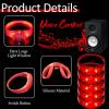 24 Pcs LED Glow Bracelets Sound Activated Bracelet Glow Bracelets with Flashing LED Strobe for Carnival,Concerts , Night Events, Rave, Game Prizes, Birthday Party Favor, New Year's Eve Gift (red) view 2