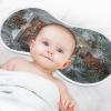 Christmas Snow Bird Muslin Burp Cloths for Baby Soft Newborn Spit Up Rags Towels for Boys Girls Absorbent Burping Cloth Cotton Washcloths for Unisex 4 Pack view 4