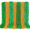 100PCS St Patricks Day Necklace Accessories, Saint Patrick's Day Green Round Shamrock Beads Necklaces Bulk, 3 Kinds Irish St Patricks Day Decorations Necklace for Parade Throw Party Favor Decorations view 1