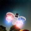 Drone Flight Lights For DJI NEO Drone Pop-up Flash LED Night Flight Warning Light Signal Mini Flash Accessories, size [1.42 * 1.42 * 0.7] inches. 4pcs view 2