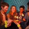 24 Pcs LED Glow Bracelets Sound Activated Led Flashing Bracelet Music Control Light Up Bracelets,Glow in The Dark Party Supplies For Birthday Carnival Concerts Night Events Christmas Gift (yellow) view 4