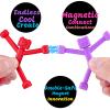 6 PCS Magnetic Travel Toys for Kids, Creative, Portable and Educational, Magnetic-People-Magnet-Men: Cute Robot & Funny Magnets, Small Fidget Toys for Classroom Prizes, Easter Egg Stuffers, Office view 3