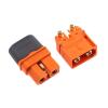 HFHYDZSW Amass XT60I-F Aircraft p/Lug with Signal Pin Male Female 2+1 DC 500V 30A 60IPW Connector Plugs Compatible with The RC(XT60 Female) view 2
